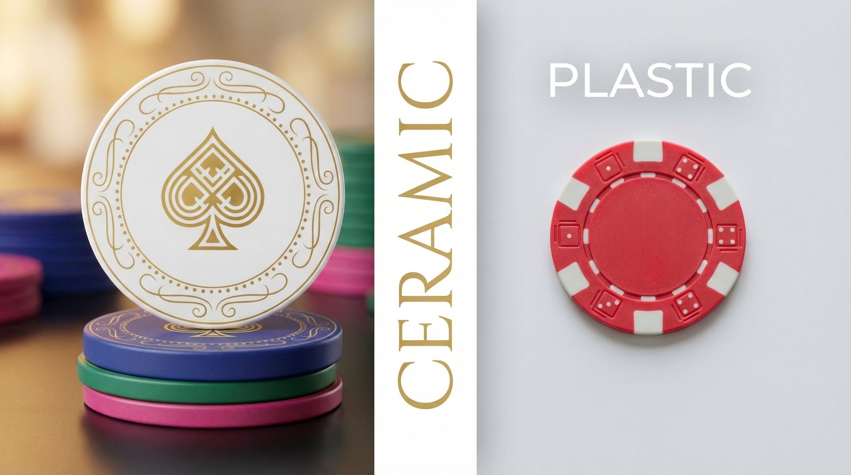 Beyond Clay: Why Ceramic Poker Chips rule
